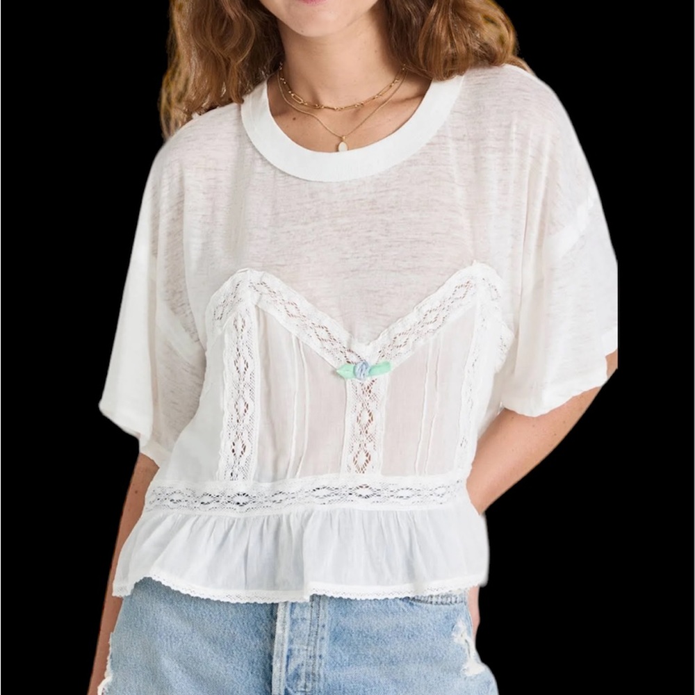 Fall In Love Tee in Ivory